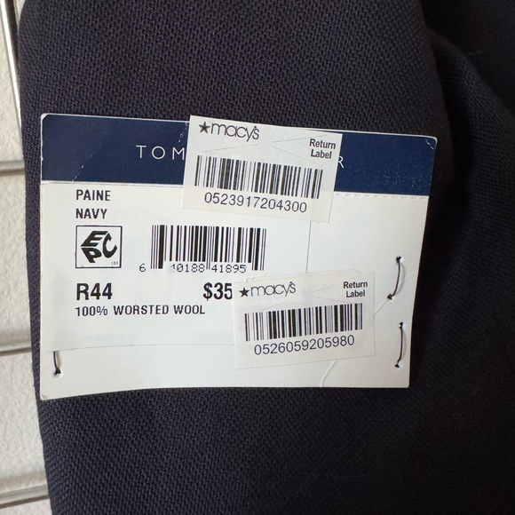 TOMMY HILFIGER 100% Worsted Wool Men's Blazer/ Jacket Size 44R - Picture 11 of 12